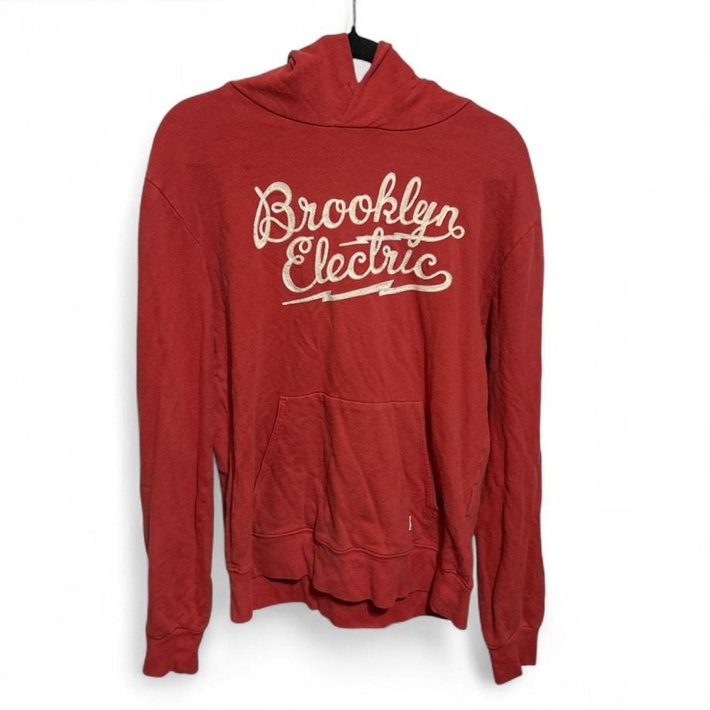 Denim & Supply Ralph Lauren "Brooklyn Electric" red pullover hoodie - M